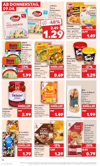 Kartoffeln im Kaufland Prospekt "KNÜLLER" mit 70 Seiten (Dresden)