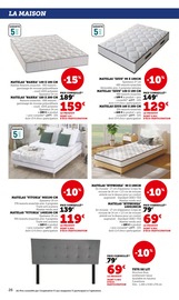 Lit Angebote im Prospekt "LES PRIX BAS de la maison" von Hyper U auf Seite 26