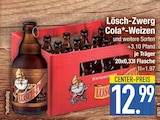 Aktuelle Cola Angebote bei EDEKA in Freising Aktuelles Lösch-Zwerg Cola-Weizen Angebot bei EDEKA in Freising ab 12,99 €