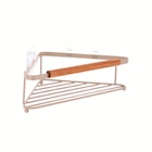 Etagère d’angle à poser ou à sticker 20.5×20.5×10cm en promo chez Maxi Bazar Etagère d’angle à poser ou à sticker 20.5×20.5×10cm dans le catalogue Maxi Bazar