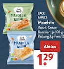 Mandeln blanchiert, ganz von Back Family im aktuellen ALDI SÜD Prospekt für 1,29 €