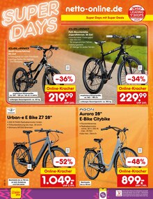 Fahrrad im aktuellen Netto Marken-Discount Prospekt (Dortmund) Fahrrad im Netto Marken-Discount Prospekt "Aktuelle Angebote" mit 77 Seiten (Dortmund)