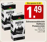 Haltbare Proteinmilch im Angebot bei WEZ in Bad Oeynhausen Haltbare Proteinmilch Angebote von Schwarzwaldmilch bei WEZ Bad Oeynhausen für 1,49 €