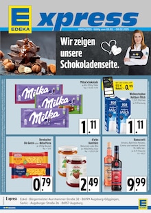 EDEKA Prospekt Wir zeigen unsere Schokoladenseite. mit  Seiten in Königsbrunn und Umgebung