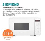 Mikrowelle FF023LMW0 von SIEMENS im aktuellen V-Markt Prospekt für 111,00 €