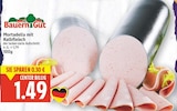 Mortadella mit Kalbfleisch von Bauern Gut für 1,49 € bei E center im Angebot Mortadella mit Kalbfleisch von Bauern Gut im aktuellen E center Prospekt