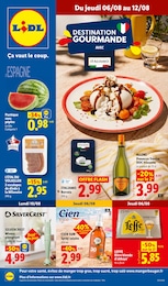 Catalogue Supermarchés de Lidl à Sainte-Marie Prospectus Lidl à Sainte-Marie, "DESTINATION GOURMANDE", 61 pages, 06/08/2026 - 12/08/2026
