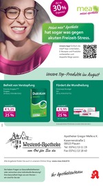 Aktueller mea - meine apotheke Apotheken Prospekt in Gefell und Umgebung, "Unsere August-Angebote" mit 4 Seiten, 01.08.2025 - 31.08.2025
