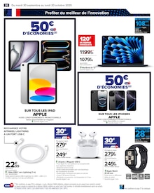 Promo IPhone dans le catalogue Carrefour du moment à la page 22