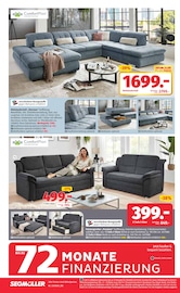 Sofa im Segmüller Prospekt in Nürnberg Aktueller Segmüller Prospekt mit Sofa, "Zum Glück gibt’s Segmüller - Glück hat seinen Lieblingsplatz", Seite 4