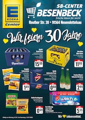 Barilla im E center Prospekt in Ansbach Aktueller E center Prospekt mit Barilla, "Wir feiern 30 Jahre", Seite 1