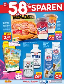 Milch im Netto Marken-Discount Prospekt "Aktuelle Angebote" mit 61 Seiten (Berlin)