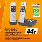 Schnurloses-Telefon CE575A Duo silber im Angebot bei expert in Halle Schnurloses-Telefon CE575A Duo silber Angebote von Gigaset bei expert Halle für 44,00 €