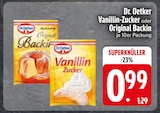 Vanillin-Zucker von Dr. Oetker im aktuellen EDEKA Prospekt für 0,99 €