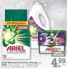 Waschmittel Pulver, Flüssig oder Pods Angebote von Ariel bei E center Mannheim für 4,99 €