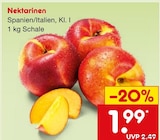 Netto Marken-Discount - Nektarinen Angebot im Prospekt Nektarinen bei Netto Marken-Discount im Prospekt "" für 1,99 €