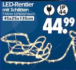 Aktuelles LED-Rentier mit Schlitten Angebot bei Wreesmann in Cottbus ab 44,99 €