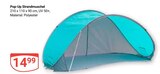 Aktuelle Zelt Angebote bei GLOBUS in Erlangen Aktuelles Pop-Up Strandmuschel Angebot bei GLOBUS in Erlangen ab 14,99 €