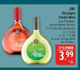 Aktuelles Die jungen Frank'n Wein Rotwein Angebot bei Marktkauf in Nürnberg ab 3,99 €