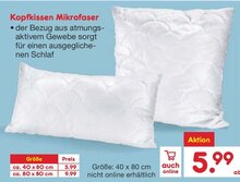 Kopfkissen Mikrofaser bei Netto Marken-Discount in Offenbach Kopfkissen Mikrofaser im Angebot bei Netto Marken-Discount Offenbach für 5,99 €