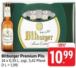 Premium Pils Angebote von Bitburger bei E center Bad Homburg für 10,99 €