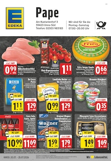EDEKA Prospekt der Woche "Aktuelle Angebote" Seite 1, 20.07.2026 bis 25.07.2026 für Unna Aktueller EDEKA Prospekt "Aktuelle Angebote" Seite 1 von 24 Seiten für Unna
