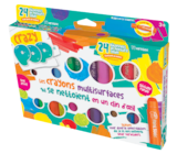 24 CRAYONS PEINTURE - CRAZY POP - Crazy Pop à 19,99 € dans le catalogue JouéClub
