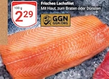Aktuelles Lachsfilet Angebot bei GLOBUS in Duisburg ab 2,29 €