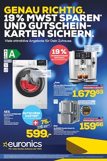 Kaffee im EURONICS Prospekt "GENAU RICHTIG. SMARTE TECHNIK. SONNIGE PREISE." mit 12 Seiten (Willich)