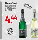 Sekt im Trinkgut Prospekt Sekt von Mumm im aktuellen Trinkgut Prospekt für 4,44 €