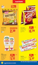 Offre Frites surgelées dans le catalogue Lidl du moment à la page 22