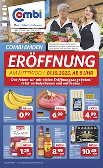 combi Prospekt Sonderangebote mit 4 Seiten