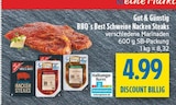 BBQ's Best Schweine Nacken Steaks Angebote von Gut & Günstig bei diska Weiden für 4,99 €