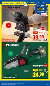 Promo Tronçonneuse dans le catalogue Lidl du moment à la page 41