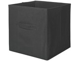 Boite de rangement noire H. 29 x L. 29 x P. 29,5 cm en promo chez Brico Dépôt Poitiers à 3,69 €