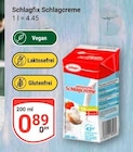 Schlagcreme im Angebot bei GLOBUS in Erlangen Schlagcreme Angebote von Schlagfix bei GLOBUS Erlangen für 0,89 €