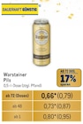 Warsteiner Pils Angebote bei Metro Bietigheim-Bissingen für 0,95 €