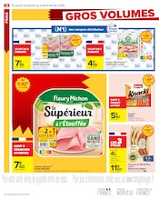 Saucisse Angebote im Prospekt "GROS VOLUMES = PETITS PRIX" von Carrefour auf Seite 20