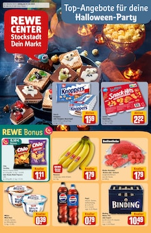 REWE Prospekt der Woche "Dein Markt" Seite 1, 27.10.2025 bis 01.11.2025 für Stockstadt Aktueller REWE Prospekt "Dein Markt" Seite 1 von 32 Seiten für Stockstadt