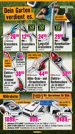 Akku Rasenmäher im Hornbach Prospekt in Frankenthal Aktueller Hornbach Prospekt mit Akku Rasenmäher, "Andere feiern Tore, du dein Projekt", Seite 12