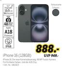 iPhone 16 (128GB) Angebote von Apple bei MEDIMAX Dinslaken für 888,00 €