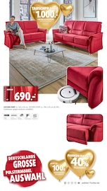 Aktueller Polstermöbel Fischer Prospekt mit Sofa, "Spektakuläre Neueröffnung", Seite 7