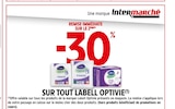 -30% de remise immédiate sur le 2ème sur tout Labell Optivie à Intermarché Contact dans Saint-Quentin-la-Chabanne