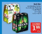 Bier im Angebot bei Marktkauf in Lichtenfels Bier Angebote von Beck's bei Marktkauf Lichtenfels für 3,99 €