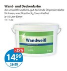 Wand- und Deckenfarbe im aktuellen V-Markt Prospekt für 14,99 €