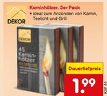 Kaminhölzer, 3er Pack im Angebot bei Netto Marken-Discount in Bayreuth Kaminhölzer, 3er Pack Angebote von Dekor bei Netto Marken-Discount Bayreuth für 1,99 €