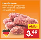 Pizza-Bratwurst für 3,49 € bei Netto Marken-Discount im Angebot Pizza-Bratwurst im aktuellen Netto Marken-Discount Prospekt