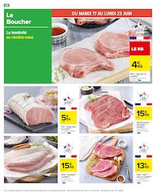 Promo Faux filet dans le catalogue Carrefour du moment à la page 28