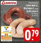 Leberwurst Angebote von Rasting bei EDEKA Bielefeld für 0,79 €
