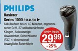 Rasierer Series 1000 S1141/00 Angebote von PHILIPS bei V-Markt Memmingen für 29,99 €